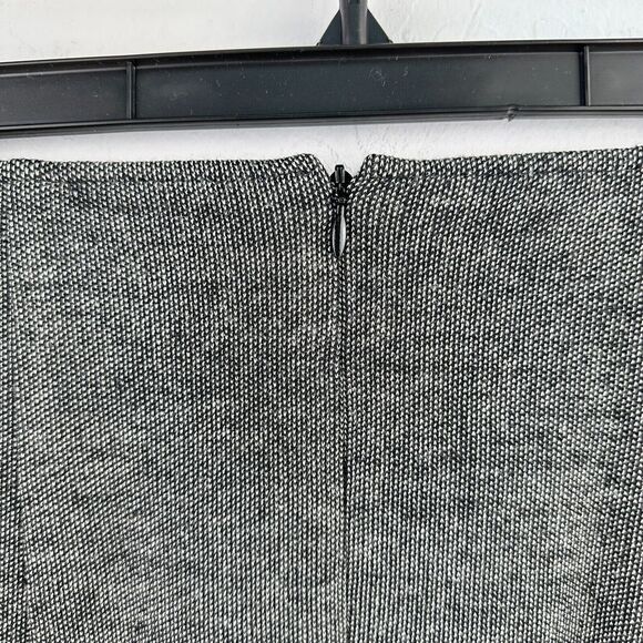 Theory Straight‎ Pencil Skirt Womens Size 2 Gray Wool Blend Back Zip - Picture 4 of 8